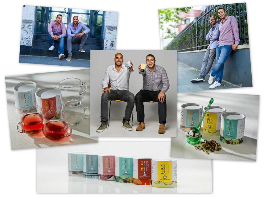 Dragons Den winners, Phom teas choose Michaels Michaels for their photography