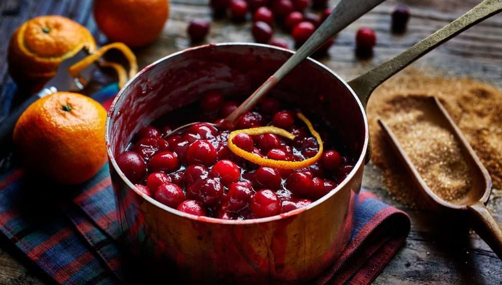 Cranberry sauce, in time for Christmas