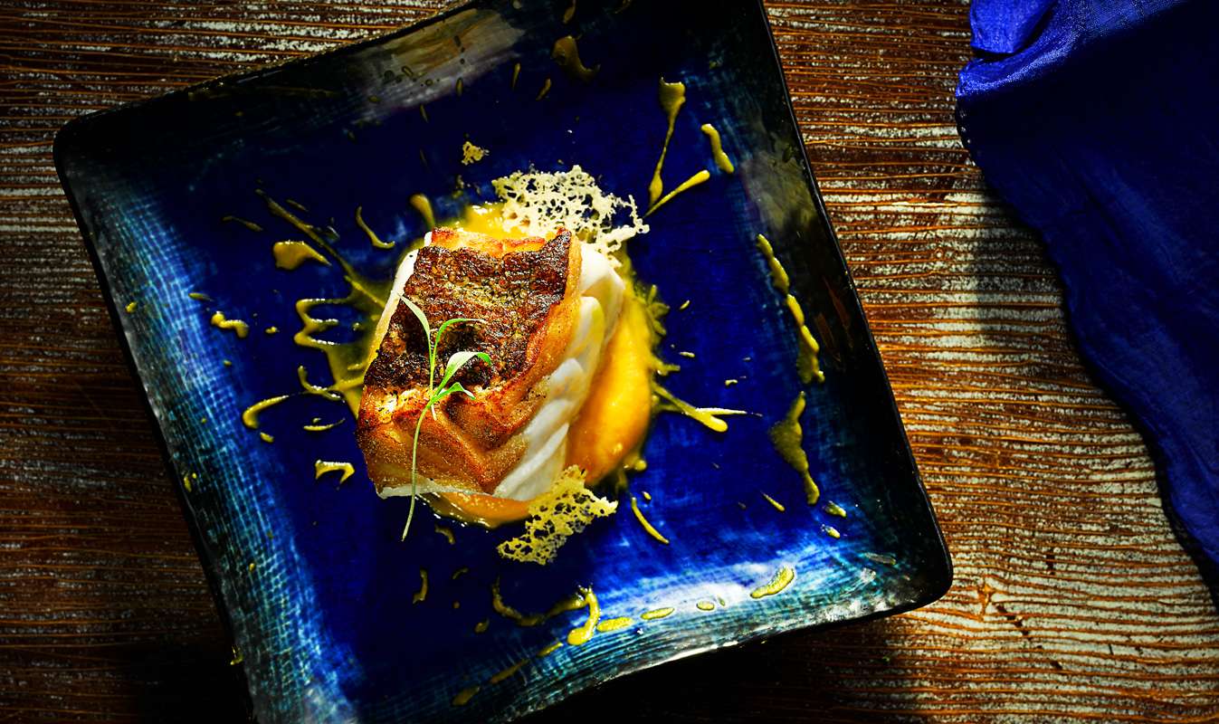 Golden Baked Cod by London Food Photographer Michael Michael